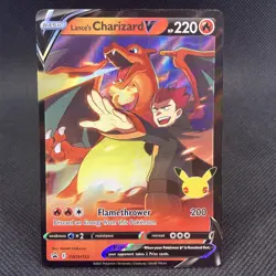 2021 Pokemon Lance’s Charizard V #SWSH133 Promo Black Star Holo A - Image 1