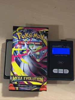 HEAVYU 22.84 Grams! Pokemon Mega Evolution Factory Sealed Booster Pack! - Image 1