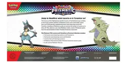 Pokemon TCG Prismatic Evolutions Lucario Ex + Tyranitar Ex Premium Collection - Image 2