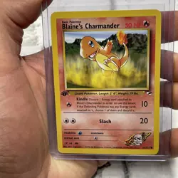 2000 Pokemon Gym Heroes 1st Edition Blaine's Charmander 61/132 NM/MT Vintage TCG - Image 1