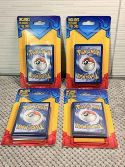 Lot of 4 RARE Mystery POKEMON Pack of 20 Cards 1 Foil Card Factory Sealed - Image 1