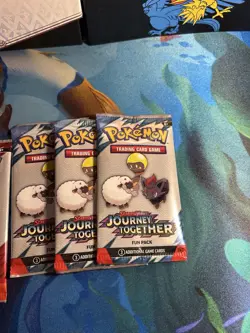 Pokemon S&V Destined Rivals & Journey Together Fun Packs Factory Sealed Lot of 7 - Image 3