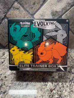 Pokemon TCG Sword and Shield Evolving Skies Elite Trainer Box ETB Sealed - Image 1