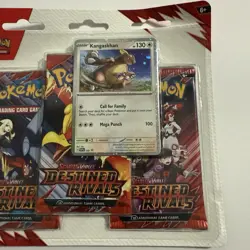 (Lot of 2) Pokemon Destined Rivals 3-Pack Blister Zebstrika and Kangaskhan - Image 3