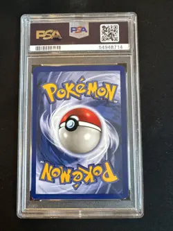 Kingler 38/62 Fossil Regular 1st Edition Pokemon PSA 8 - Image 2