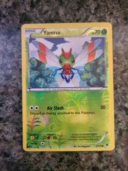 Yanma 3/119 Phantom Forces Reverse Holo Pokemon NM p1 - Image 1