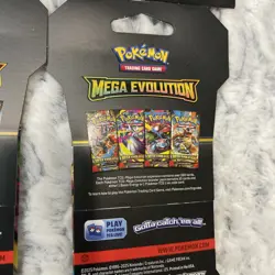 (LOT OF 4) Pokemon TCG Mega Evolution Full Art Set Sleeved Booster Packs NEW! - Image 5