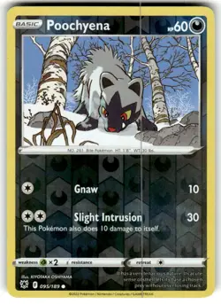 POOCHYENA 095/189 ASTRAL RADIANCE POKEMON (REVERSE HOLO, NM) - Image 1