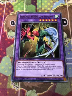 2020 Yu-Gi-Oh! Speed Duel Elemental Hero Flame Wingman Common SGX1-ENA21 - Image 1