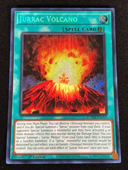 Yugioh Jurrac Volcano BLMM-EN019 1st Secret (NM) - Image 1
