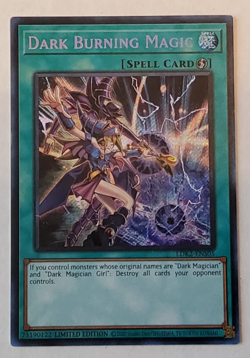 Yu-Gi-Oh Dark Burning Magic Secret Rare LDK2-ENS05 - Image 1