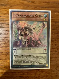 DoSolfachord Cutia (ANGU-EN014) NM - Super Rare - 1st Edition - Yu-Gi-Oh! - Image 1
