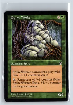 (2x) Spike Worker Stronghold Common - MTG Magic the Gathering Card - Image 3