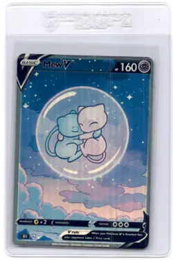 HandMade PerOrder PokeTeamLegends Pokemon Card Holo PT424 Bubble Mew - Image 1