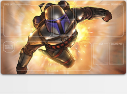 Playmat Boba TCG Starwars : Unlimited Trading Card Game Play Mat Desk Mousepad - Image 1
