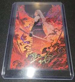 Nibelheim Aflame Art Card Gold Signature Magic the Gathering Final Fantasy MTG - Image 1