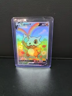 HandMade Per Order PokeTeamLegends Pokemon Card Holo PTL651 Cubone - Image 1