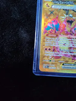 Pokemon 2023 TCG S&V Obsidian Flames Charizard EX Gold Hyper Rare Card 228/197 - Image 4