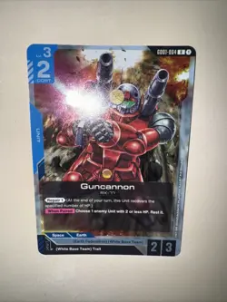 Gundam Card Game GD01-004 Guncannon R Foil Card Newtype Rising English TCG CCG - Image 5