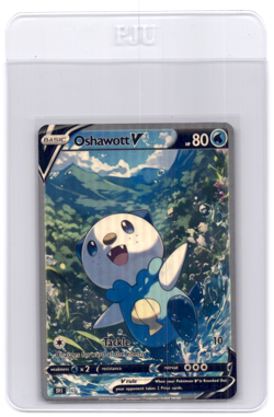 HandMade Per Order PokeTeamLegends Pokemon Card Holo PTL355 Oshawott - Image 1