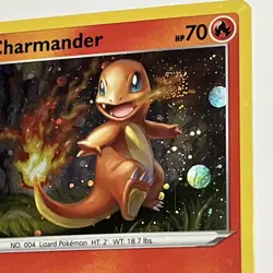 Charmander SWSH092 Cosmos Holo *Fire Swirl* Black Star Promo Pokemon Card - Image 1