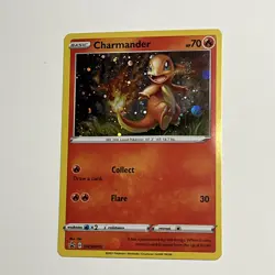 Charmander SWSH092 Cosmos Holo *Fire Swirl* Black Star Promo Pokemon Card - Image 2
