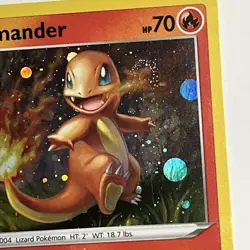 Charmander SWSH092 Cosmos Holo *Fire Swirl* Black Star Promo Pokemon Card - Image 5
