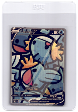 HandMade Per Order PokeTeamLegends Pokemon Card Holo PTL222 Mudkip - Image 1
