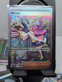 Pokemon TCG Miriam Scarlet & Violet Base Set Holo Card 251/198 NM+ Condition - Image 1