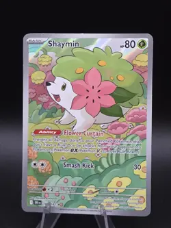 Pokemon TCG Destined Rivals Shaymin Card 185/182 Near Mint NM Condition - Image 1