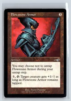 (2x) FLOWSTONE ARMOR - MTG Magic the Gathering Card - Nemesis - Uncommon - Image 1