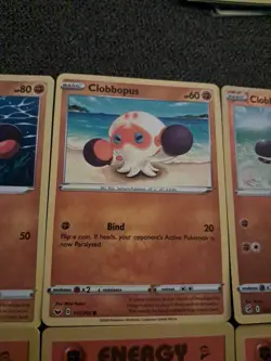 Pokemon TCG Clobbopus 10 Card Lot (6 Fighting Energies) - Image 4