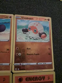 Pokemon TCG Clobbopus 10 Card Lot (6 Fighting Energies) - Image 5