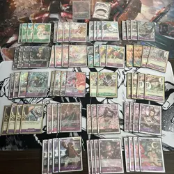 One Piece Card Game Green-Purple Luffy Purple-Black Pre-Constructed Deck Semi-Pa - Image 1