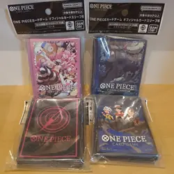 One Piece Card Game Official Sleeve 6 4 Types Set - Image 1