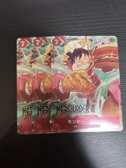 Monkey D Luffy Trading Card Set Of 3 - Image 1