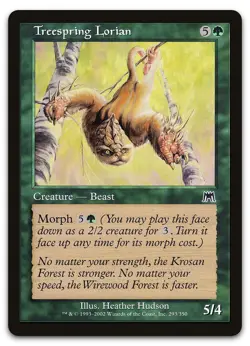 Treespring Lorian #293 (NM) Onslaught ONS Magic MTG - Image 1