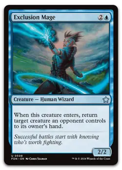 Exclusion Mage #508 (NM) Foundations FDN Magic MTG - Image 1