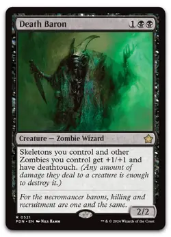 Death Baron #521 (NM) Foundations FDN Magic MTG - Image 1