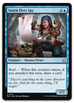 Storm Fleet Spy #515 (NM) Foundations FDN Magic MTG - Image 1
