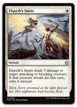 Elspeth's Smite #493 (NM) Foundations FDN Magic MTG - Image 1