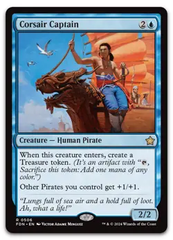 Corsair Captain #506 (NM) Foundations FDN Magic MTG - Image 1