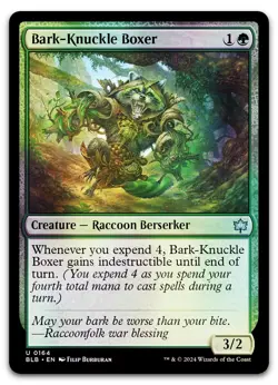 Bark-Knuckle Boxer #164 (Foil) (NM) Bloomburrow BLB Magic MTG - Image 1