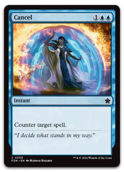 Cancel #505 (NM) Foundations FDN Magic MTG - Image 1