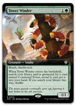 Tower Winder (Extended Art) #70 (NM) Thunder Junction OTC Magic MTG - Image 1
