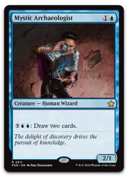 Mystic Archaeologist #511 (NM) Foundations FDN Magic MTG - Image 1