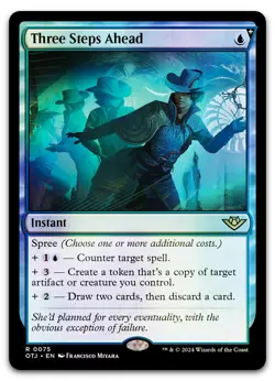 Three Steps Ahead #75 (Foil) (NM) Thunder Junction OTJ Magic MTG - Image 1