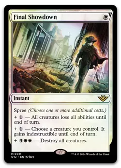Final Showdown #11 (Foil) (NM) Thunder Junction OTJ Magic MTG - Image 1