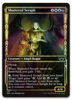 Shattered Seraph (Showcase) #333 (Foil) (NM) Streets New Capenna SNC Magic MTG - Image 1