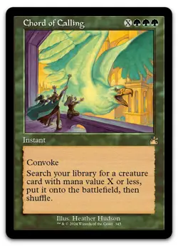 Chord of Calling (Retro Frame) #345 (NM) Ravnica Remastered RVR Magic MTG - Image 1